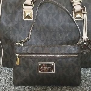 Michael Kors Monogram Wristlet